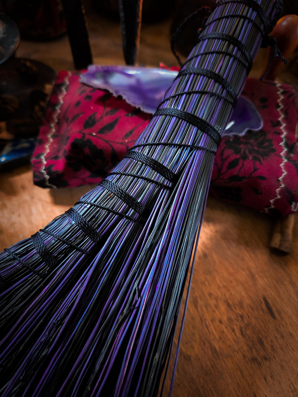 Summerween Whisk Broom Collection | Handmade Functional Whisk Broom | Hearth Brush | Halloween & Fall