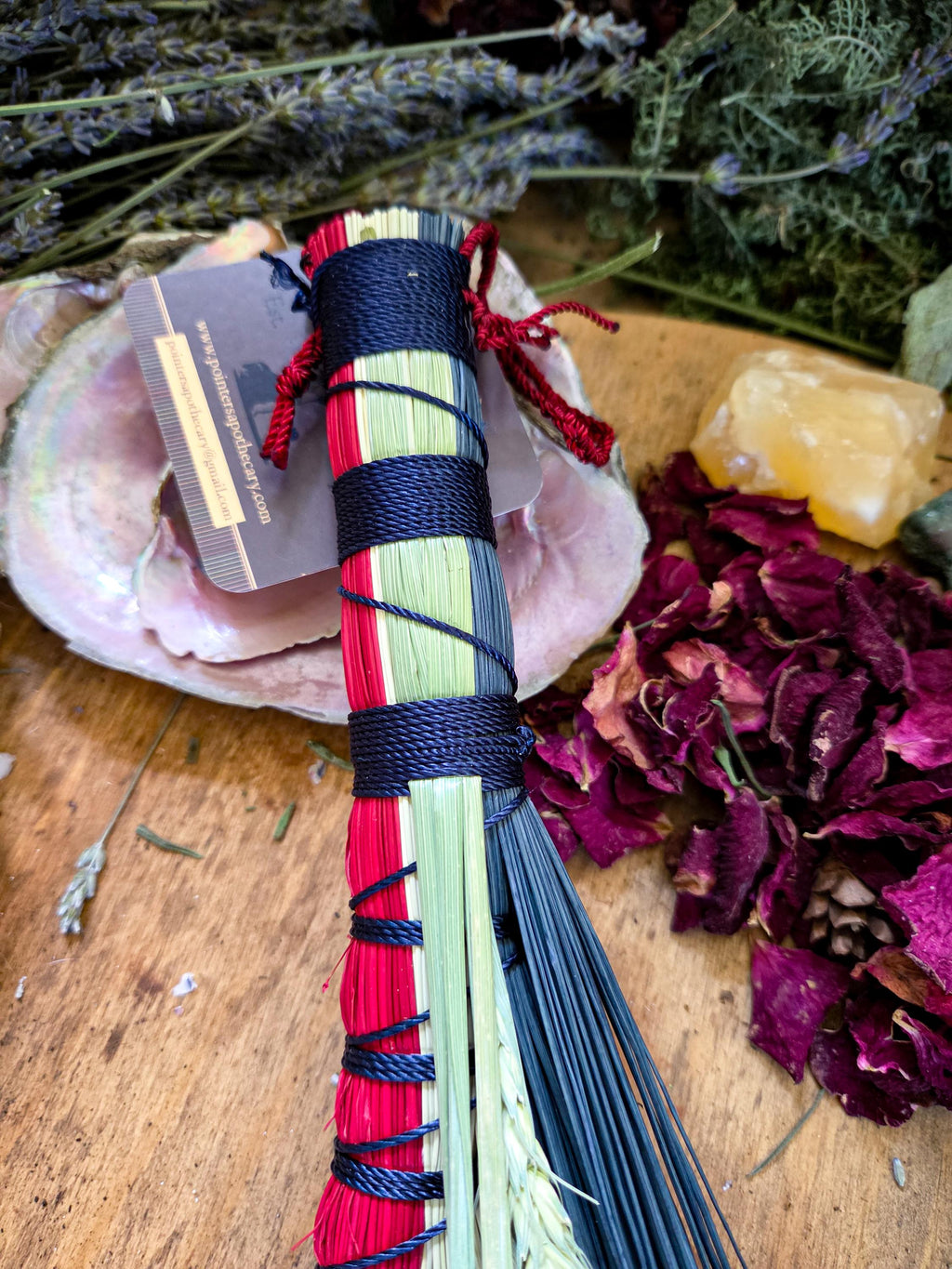 America 250th Birthday Collection | Handmade Red, White & Blue Whisks, Hag Torch and Mushroom Brush