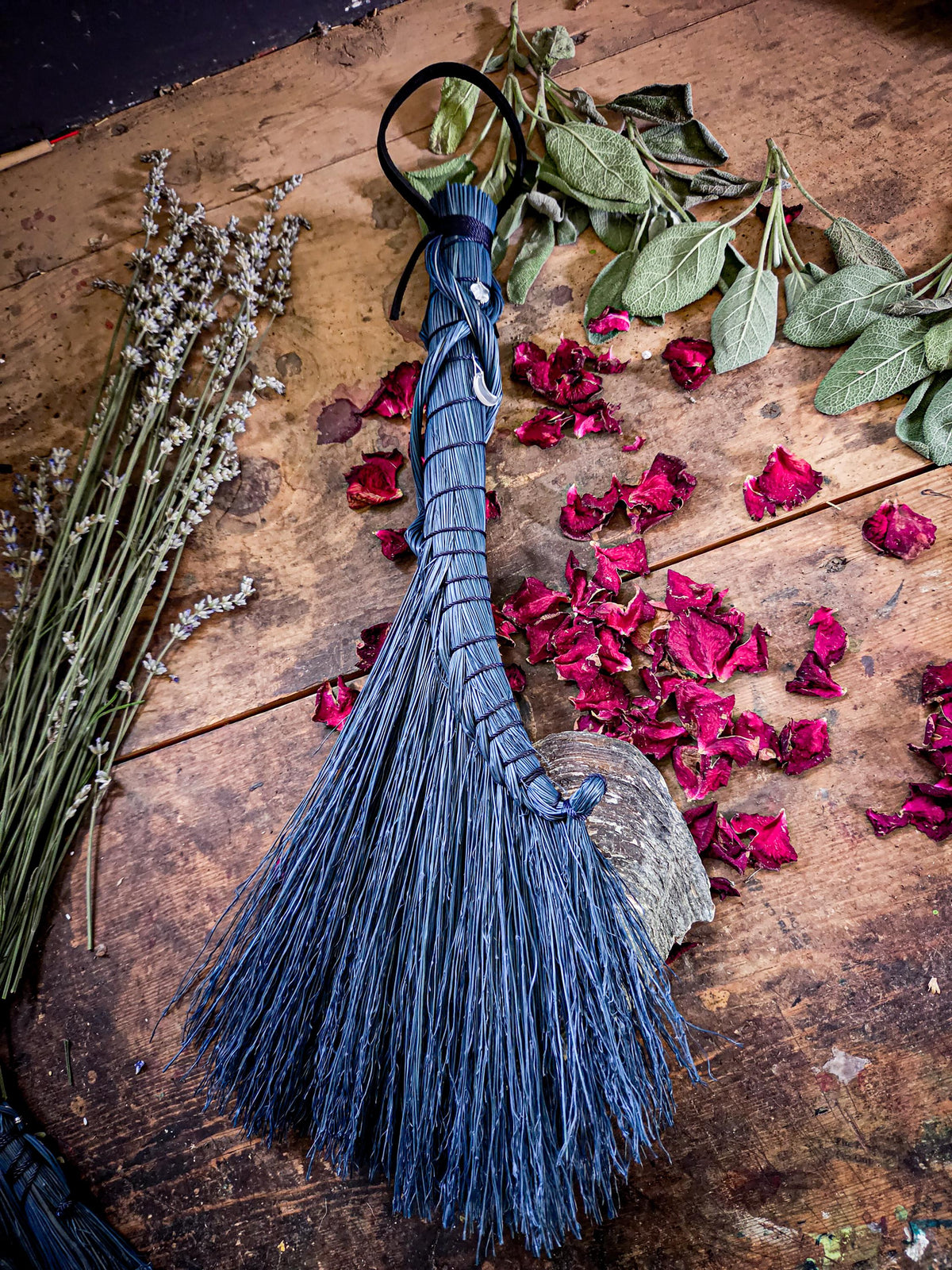 Blue Moon Collection – Handcrafted Ritual Brooms