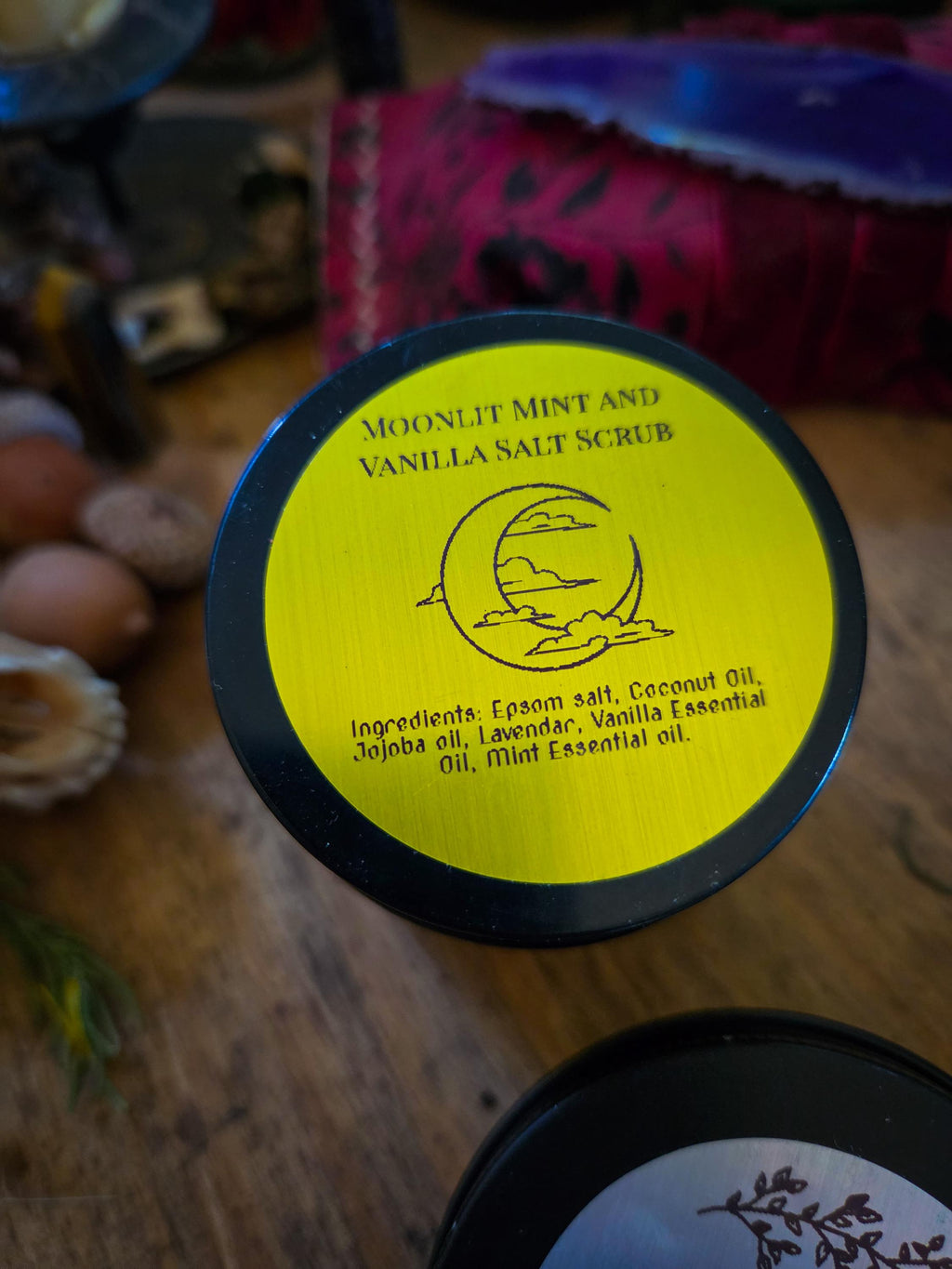 Moonlit Mint & Vanilla Scrub and Garden Hands Hand Balm
