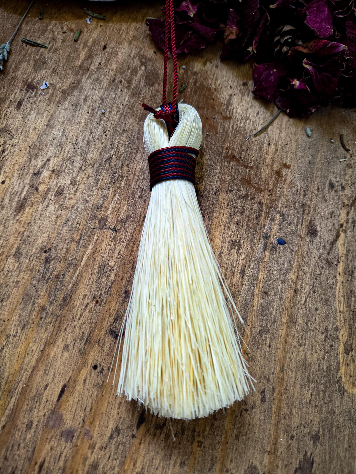 America 250th Birthday Collection | Handmade Red, White & Blue Whisks, Hag Torch and Mushroom Brush