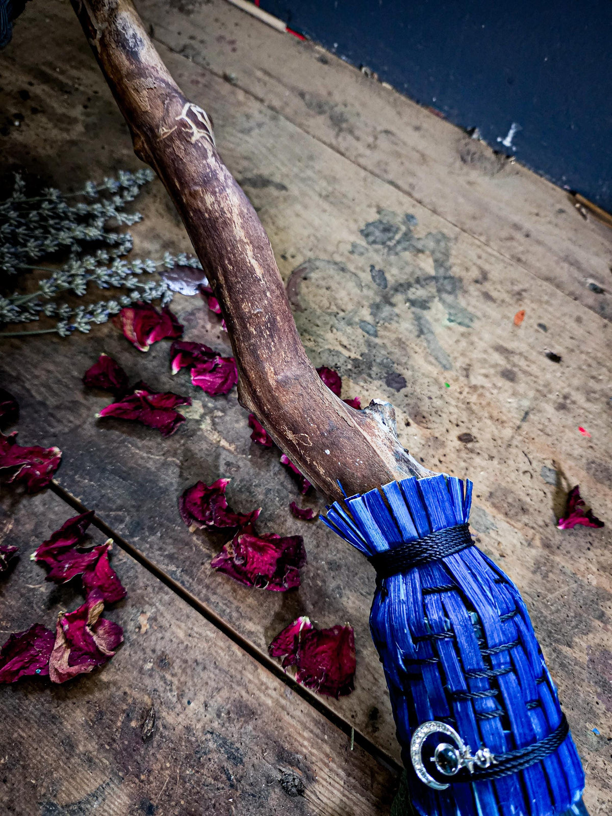 Blue Moon Collection – Handcrafted Ritual Brooms