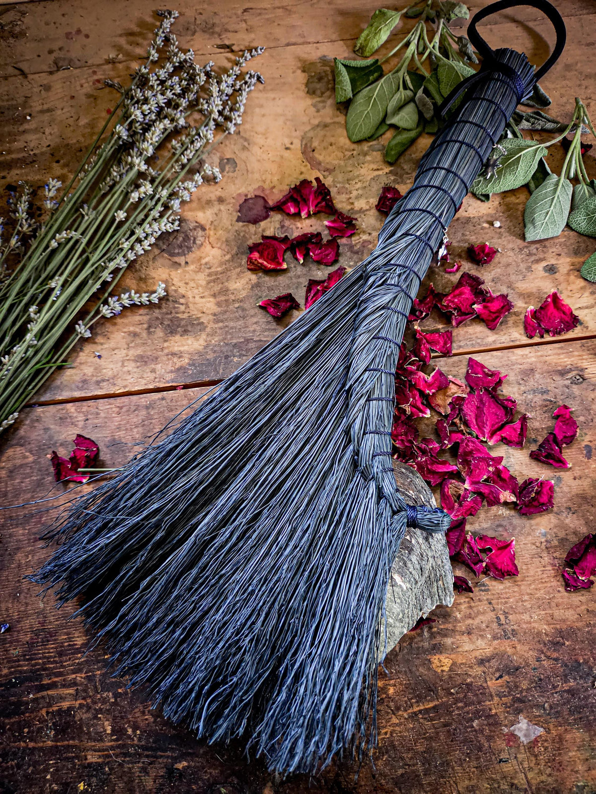 Blue Moon Collection – Handcrafted Ritual Brooms