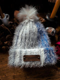 Wolf Moon Hat | Hand Crocheted Fuzzy Beanie | Winter Woodland Wear