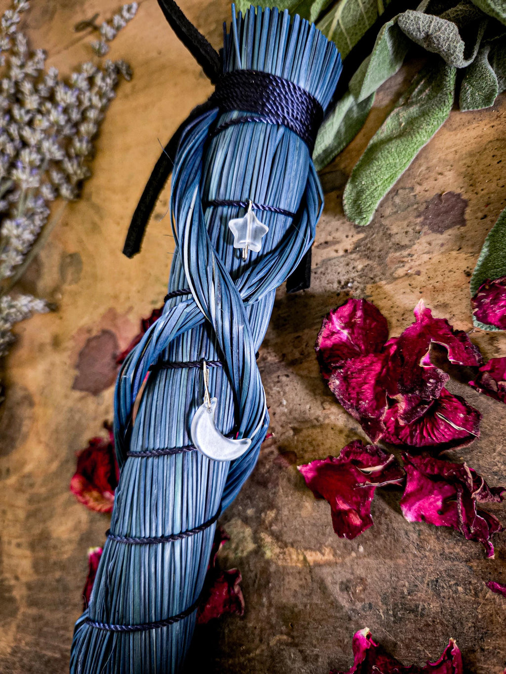 Blue Moon Collection – Handcrafted Ritual Brooms
