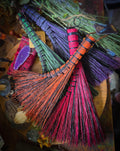Summerween Whisk Broom Collection | Handmade Functional Whisk Broom | Hearth Brush | Halloween & Fall
