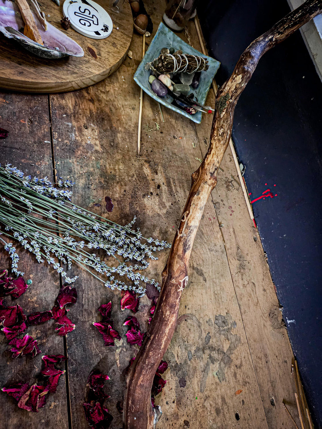 Blue Moon Collection – Handcrafted Ritual Brooms