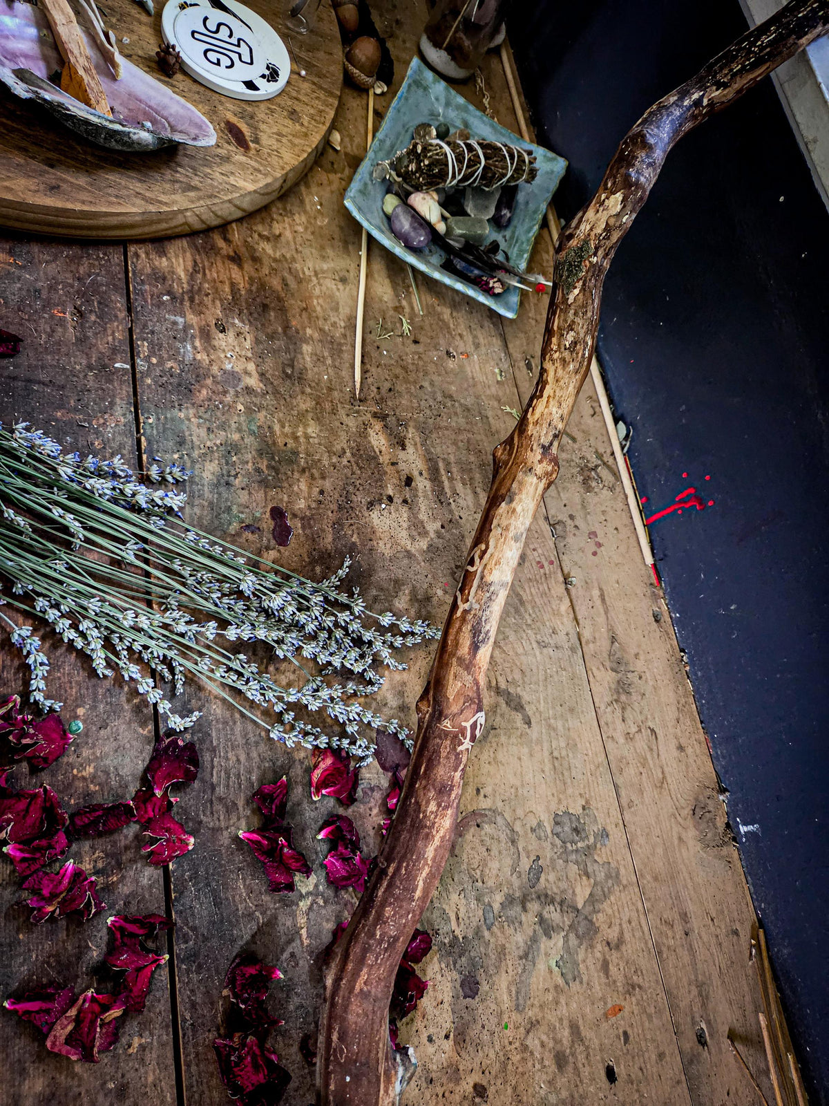 Blue Moon Collection – Handcrafted Ritual Brooms